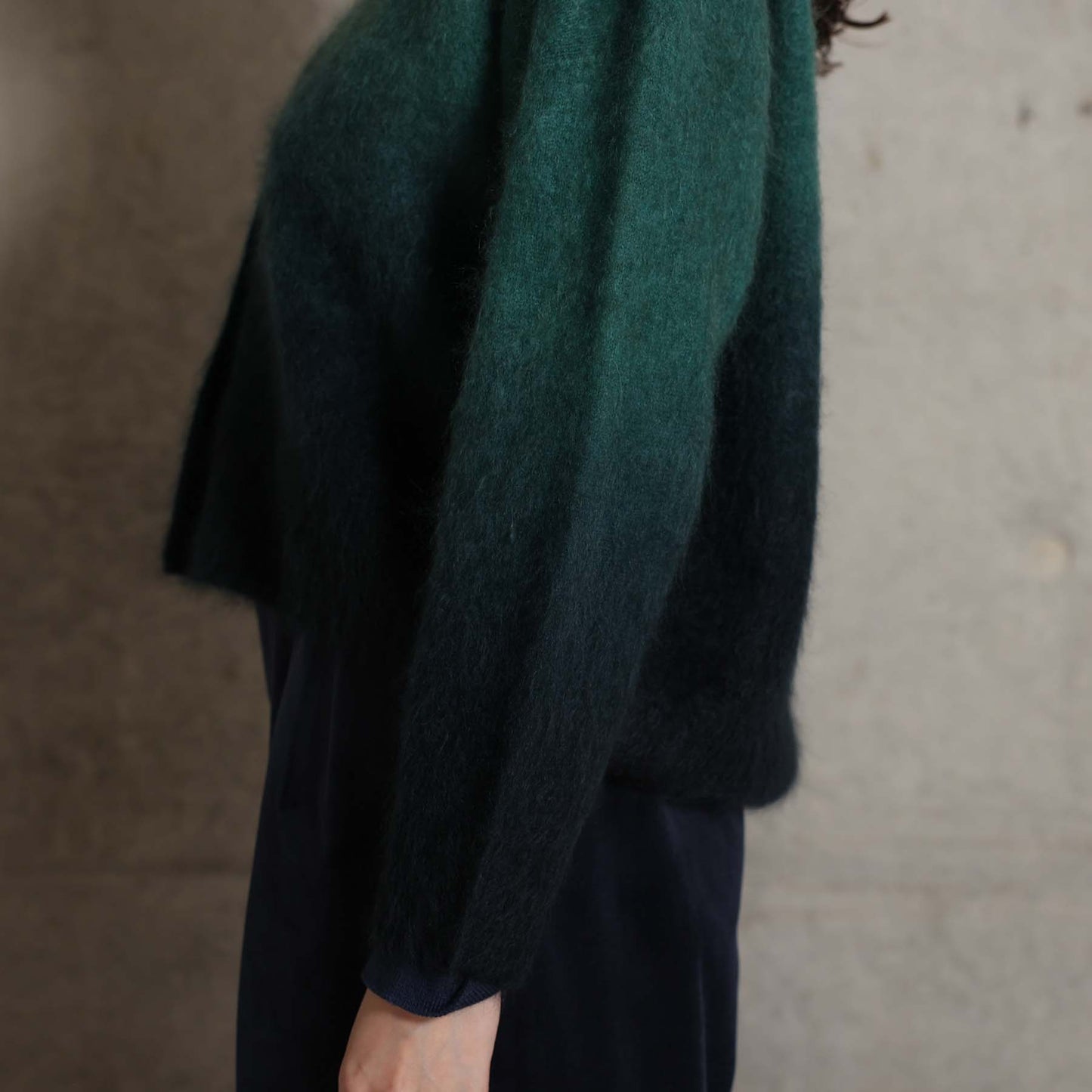 2026AW【10月下旬お届け予定】 F-KN-07「Pure Feather cashmere」V-neck cardigan【全4色】