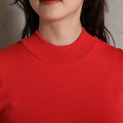 2026AW【10月下旬お届け予定】 F-KN-06H「Earring cuff」High-neck knit【全5色】