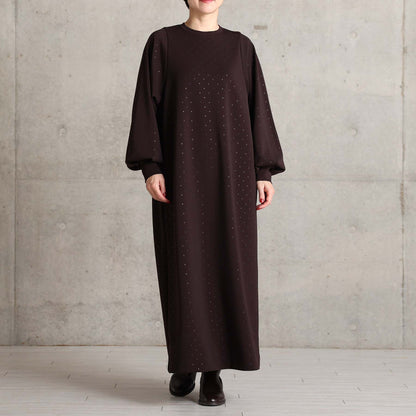 2026AW【10月中旬お届け予定】 F-DR-07「Stella dot knit」Long dress【全2色】