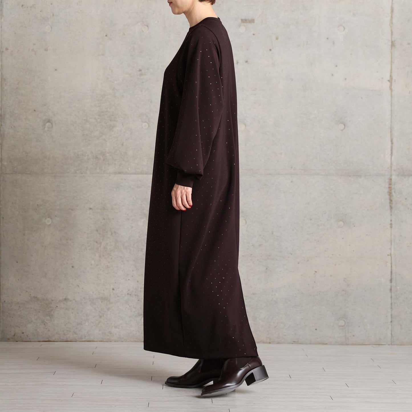 2026AW【10月中旬お届け予定】 F-DR-07「Stella dot knit」Long dress【全2色】