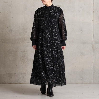 2026AW【9月中旬お届け予定】 F-DR-08「Nocturne Veil」Long dress【全2色】