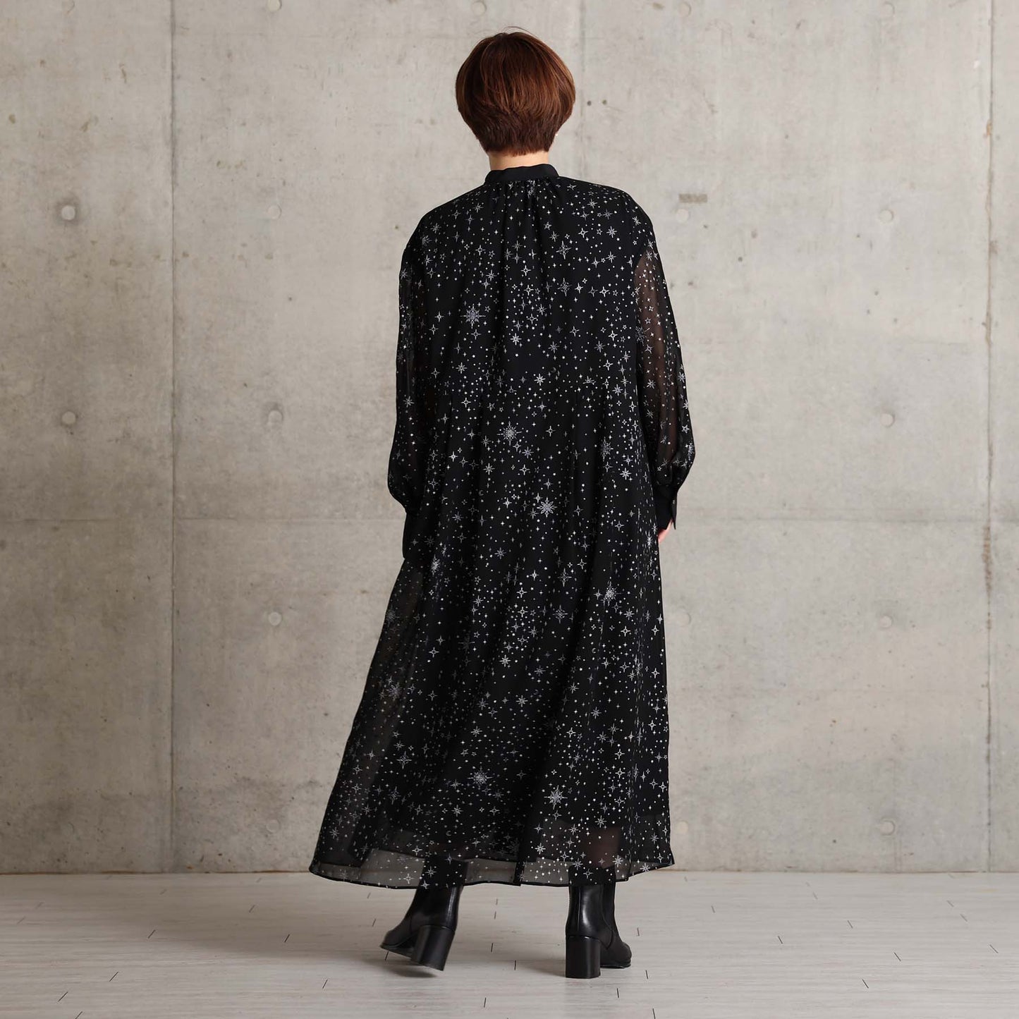 2026AW【9月中旬お届け予定】 F-DR-08「Nocturne Veil」Long dress【全2色】