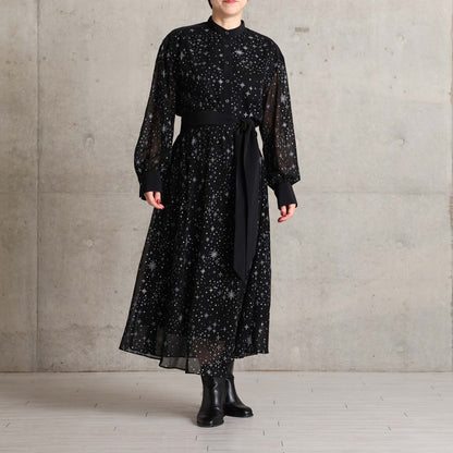 2026AW【9月中旬お届け予定】 F-DR-08「Nocturne Veil」Long dress【全2色】