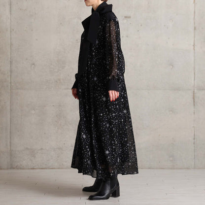 2026AW【9月中旬お届け予定】 F-DR-08「Nocturne Veil」Long dress【全2色】
