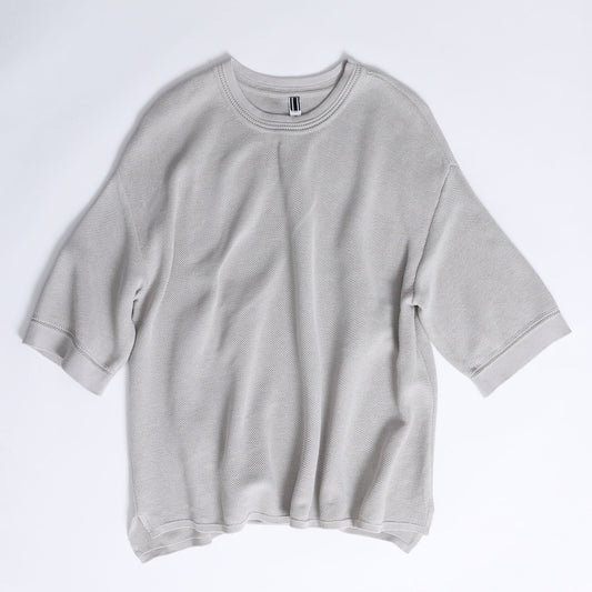 F-KN-03「Pique knit tee」Relax pullover L-GLAY
