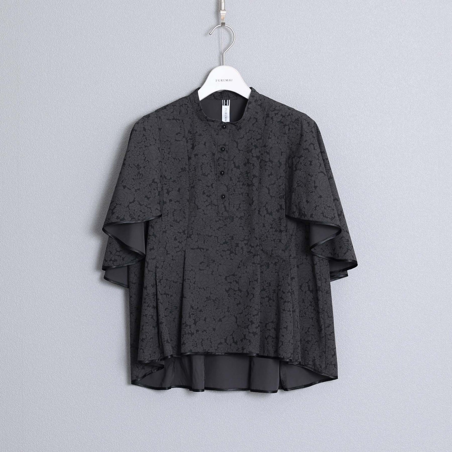 C-BL-83 Robin flower blouse WHITE