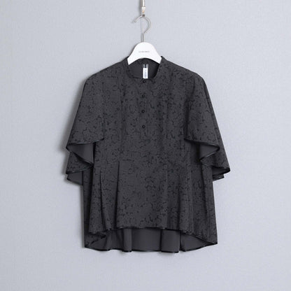 C-BL-83 Robin flower blouse WHITE