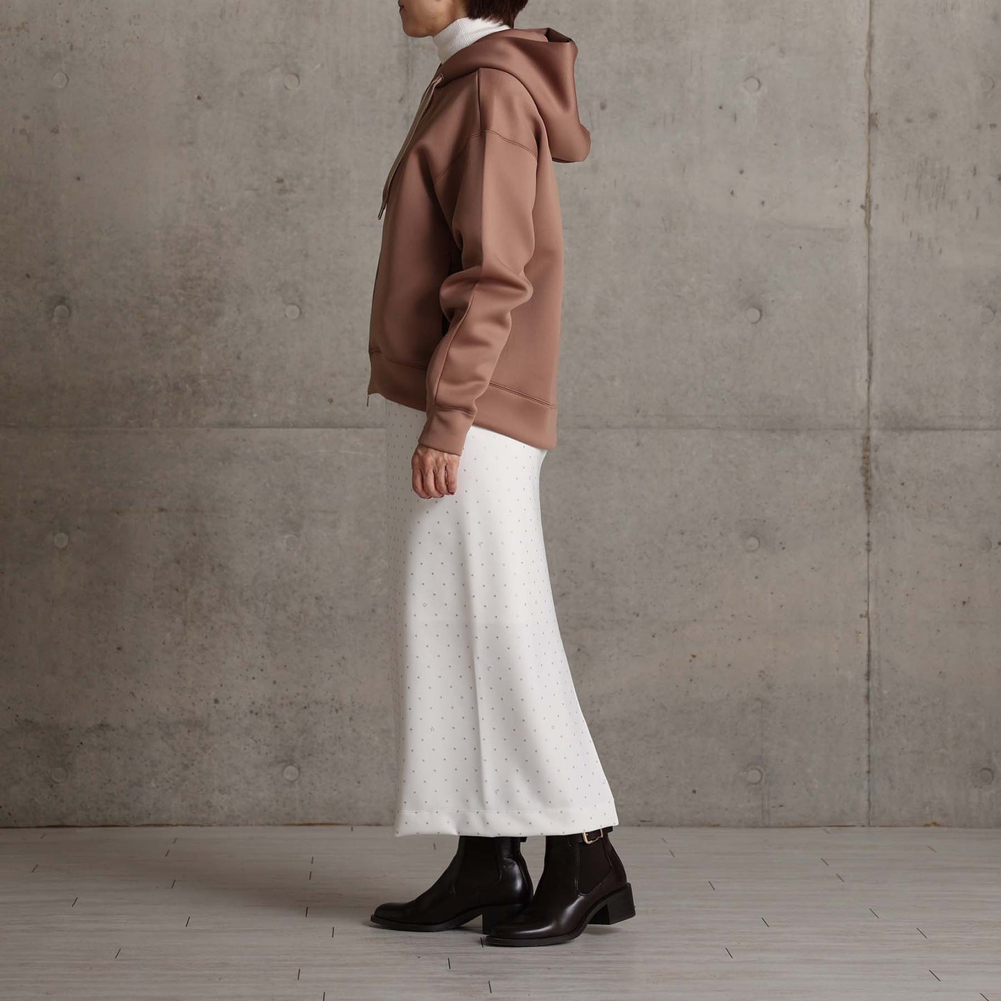 2026AW【11月中旬お届け予定】 F-CS-13「Structured Knit」Zip foodie【全４色】