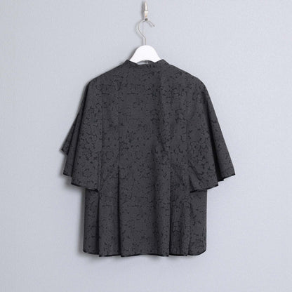 C-BL-83 Robin flower blouse WHITE