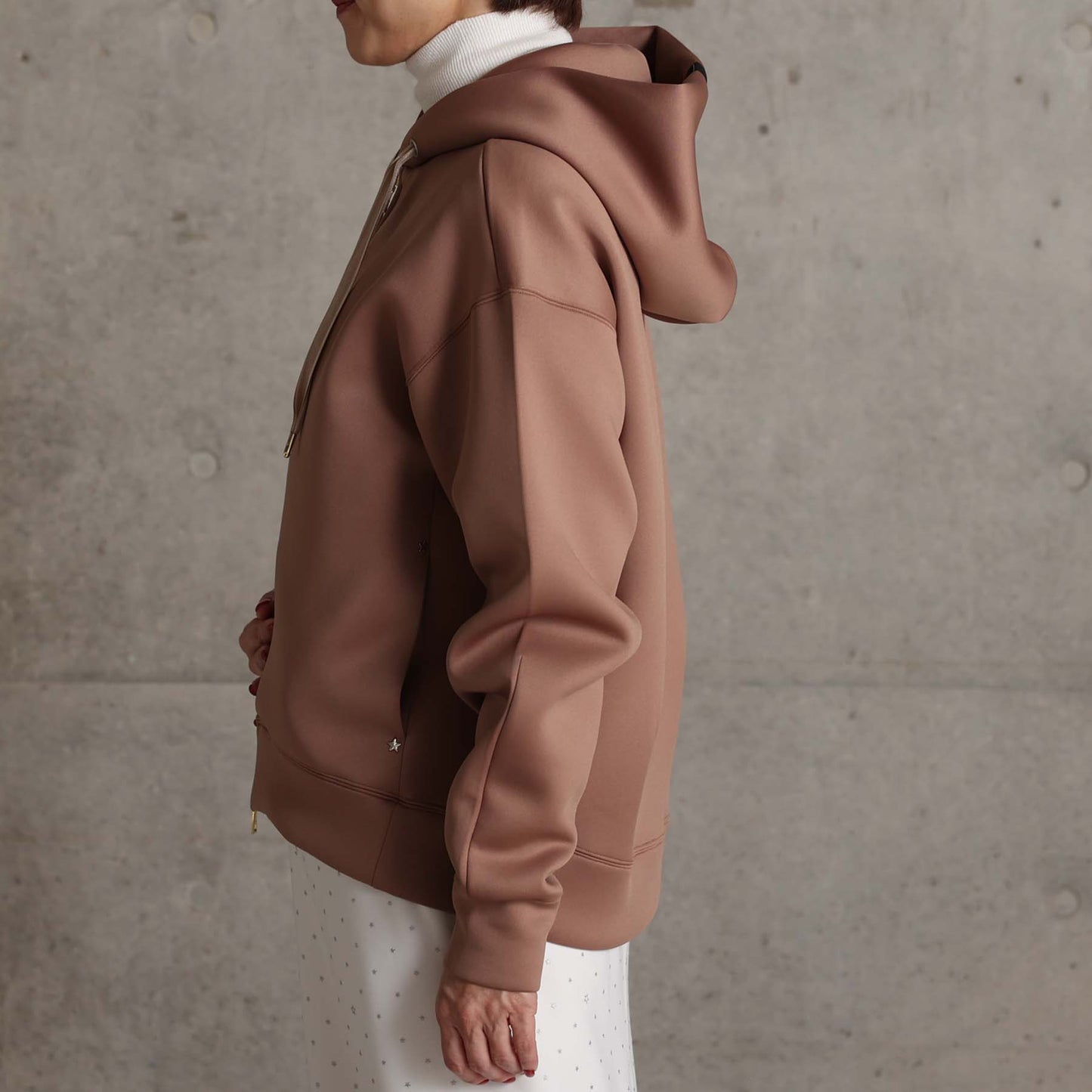 2026AW【11月中旬お届け予定】 F-CS-13「Structured Knit」Zip foodie【全４色】