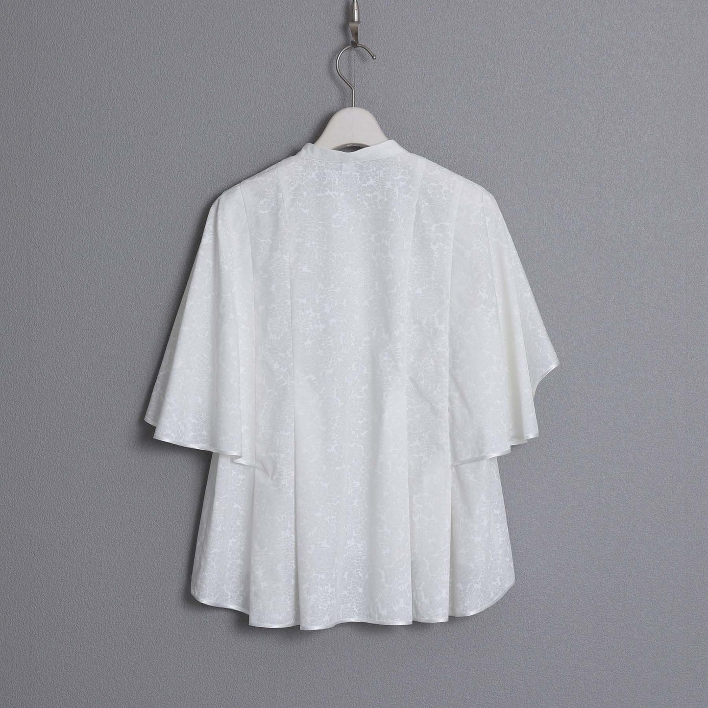 C-BL-83 Robin flower blouse WHITE