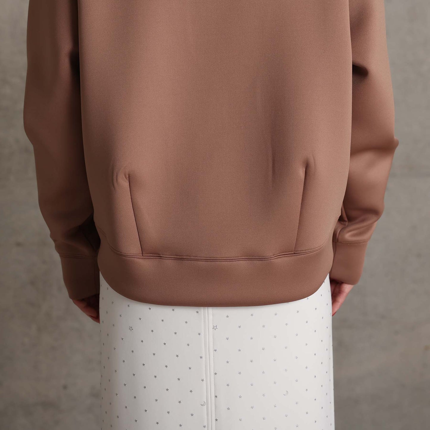 2026AW【11月中旬お届け予定】 F-CS-13「Structured Knit」Zip foodie【全４色】