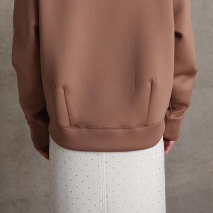 2026AW【11月中旬お届け予定】 F-CS-13「Structured Knit」Zip foodie【全４色】