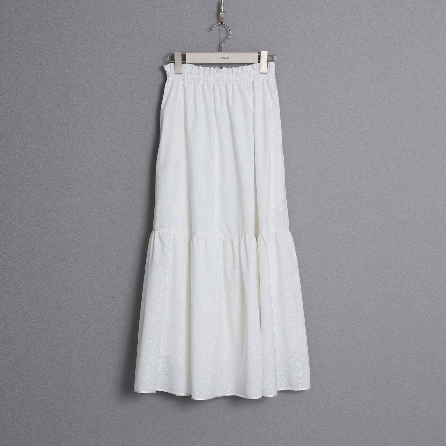 C-BL-83 Robin flower blouse WHITE