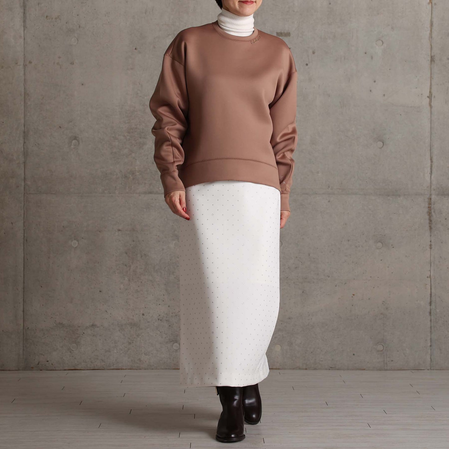 2026AW【11月中旬お届け予定】 F-CS-10「Structured Knit」Side zip tops【全4色】