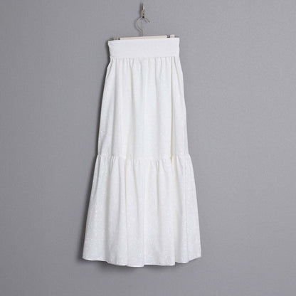 C-BL-83 Robin flower blouse WHITE