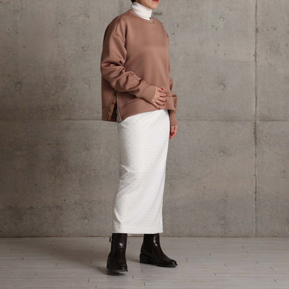 2026AW【11月中旬お届け予定】 F-CS-10「Structured Knit」Side zip tops【全4色】