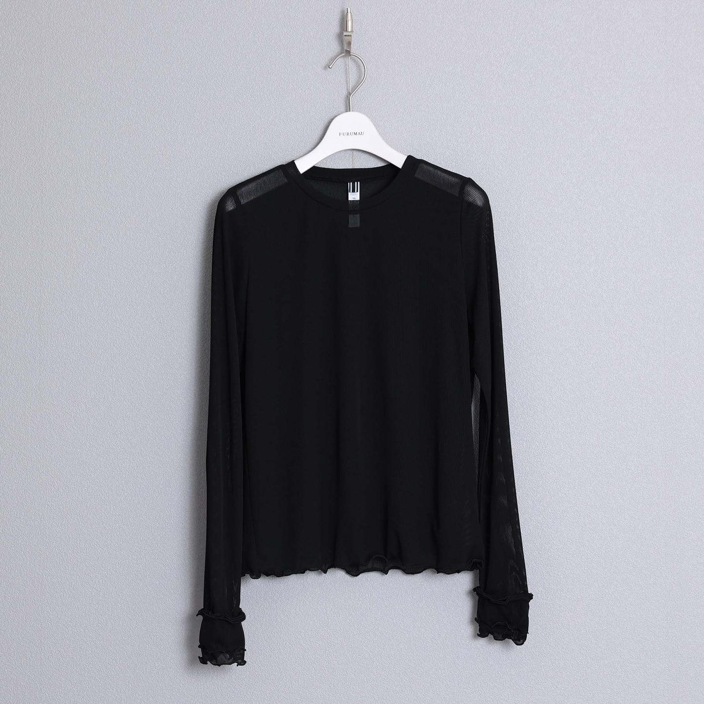 C-BL-83 Robin flower blouse WHITE