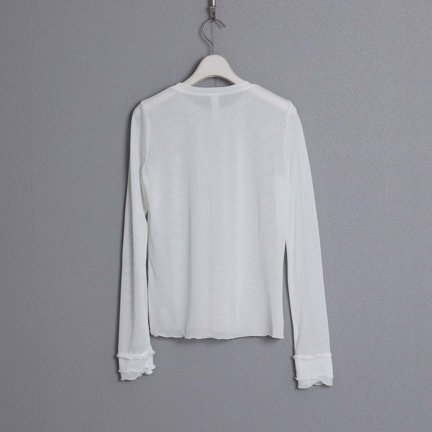 C-BL-83 Robin flower blouse WHITE