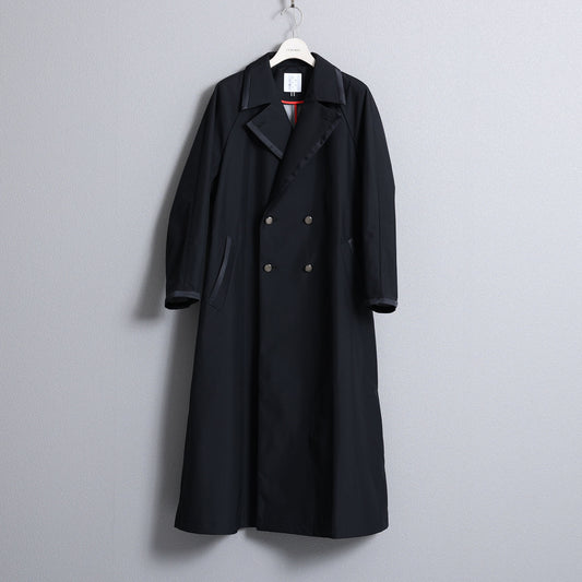 F-JK-10「Three layer」Long coat BLACK
