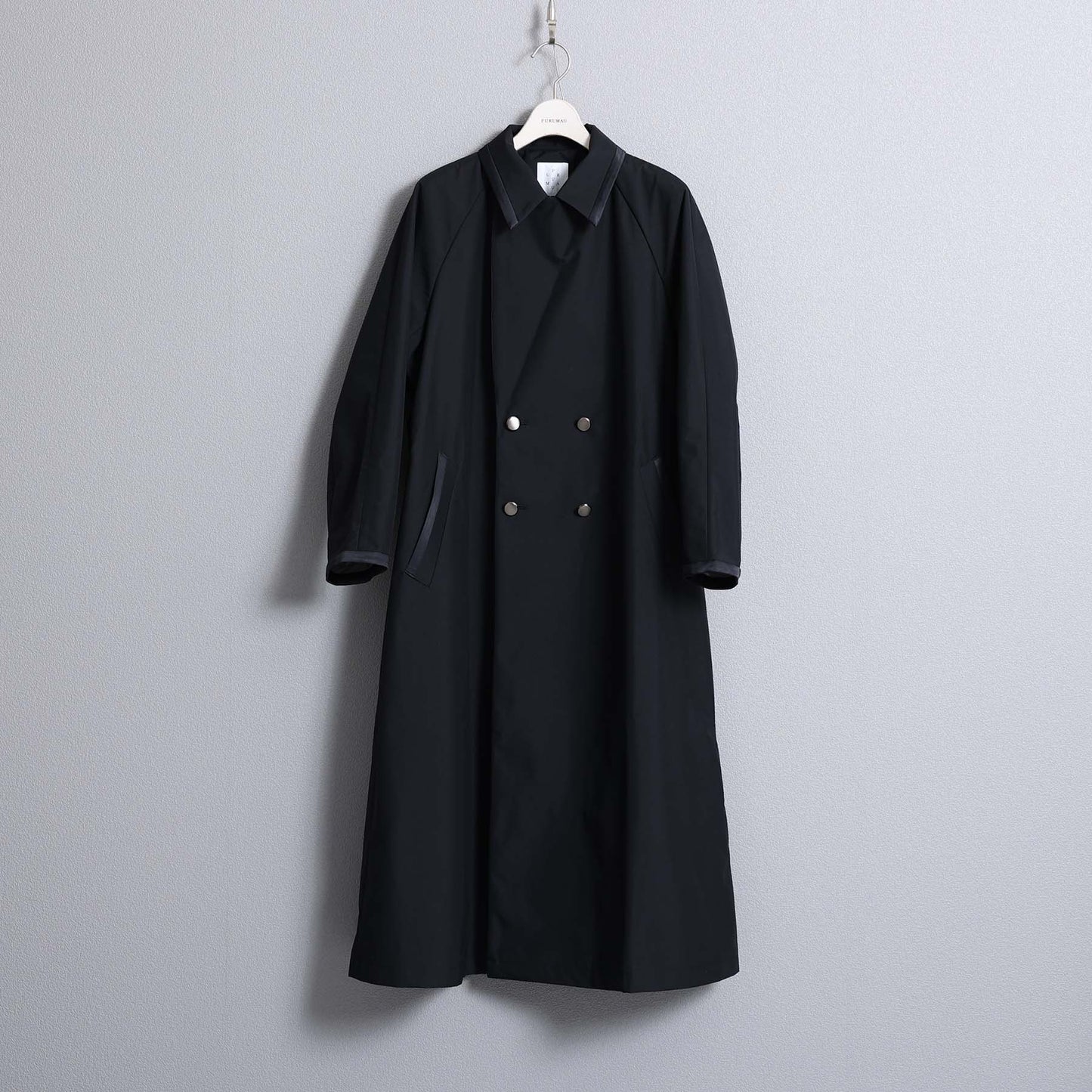 F-JK-10「Three layer」Long coat BLACK