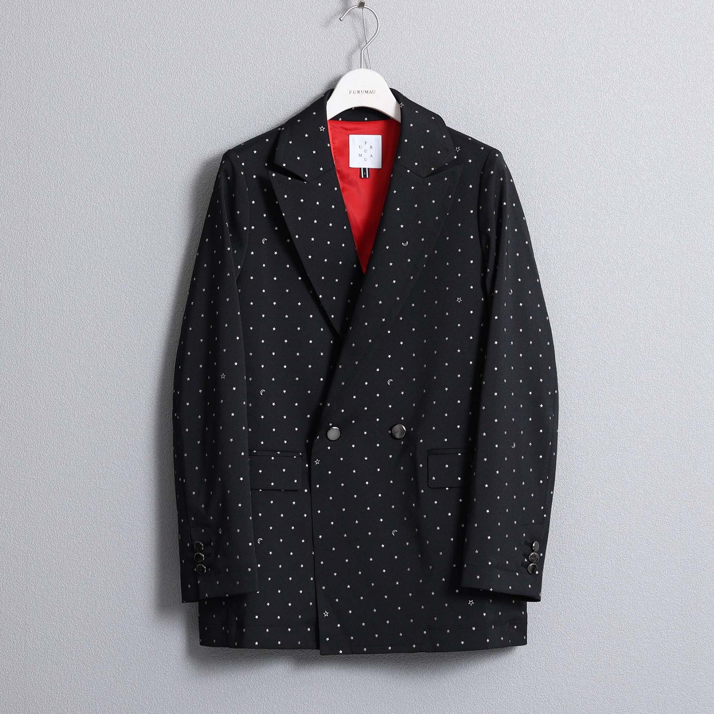 F-JK-09「Stella dot」Relax jacket BLACK×SILVER