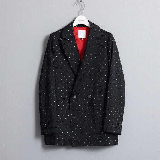 F-JK-09「Stella dot」Relax jacket BLACK×SILVER