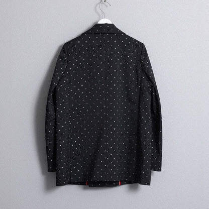 F-JK-09「Stella dot」Relax jacket BLACK×SILVER
