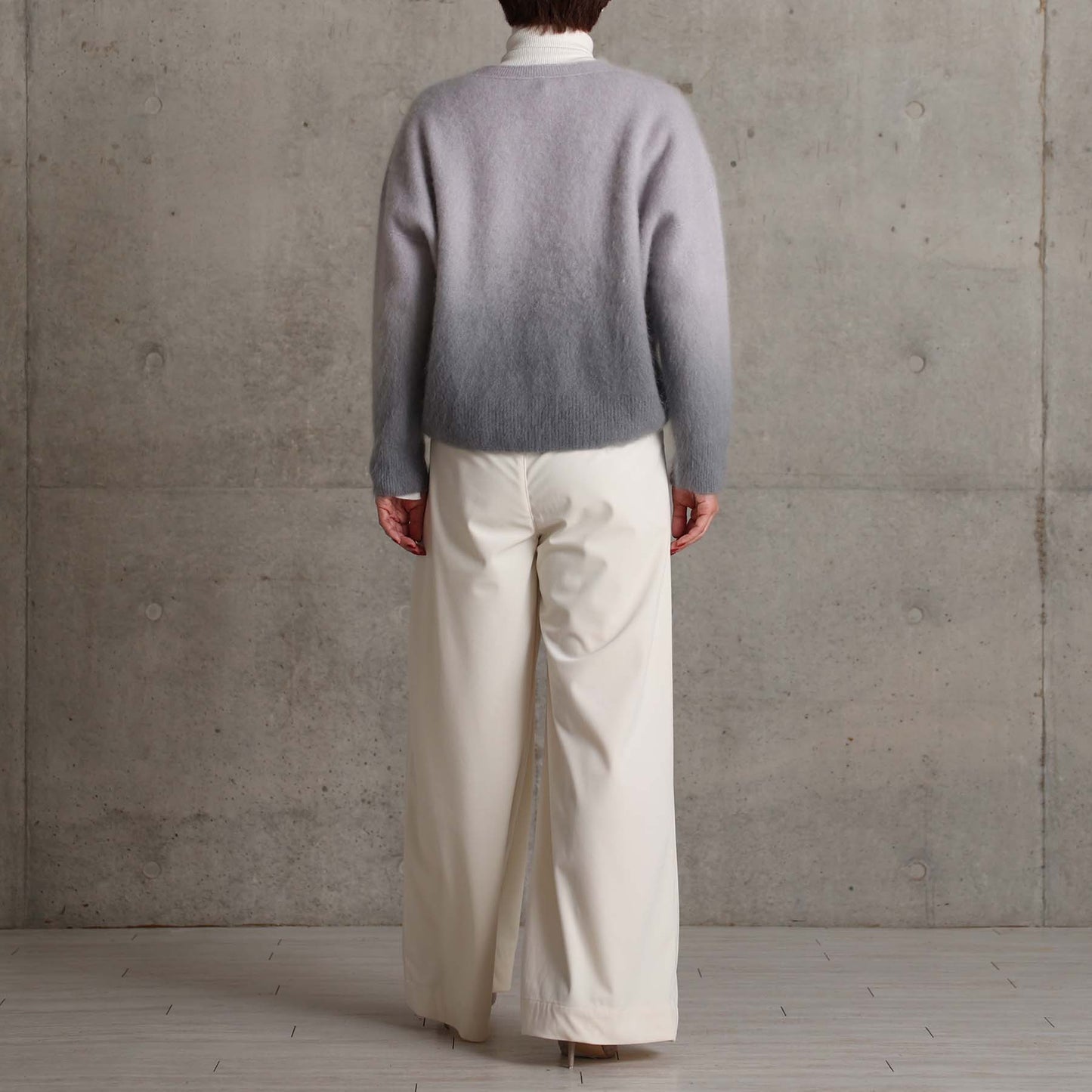 2026AW【10月下旬お届け予定】 F-KN-07「Pure Feather cashmere」V-neck cardigan【全4色】