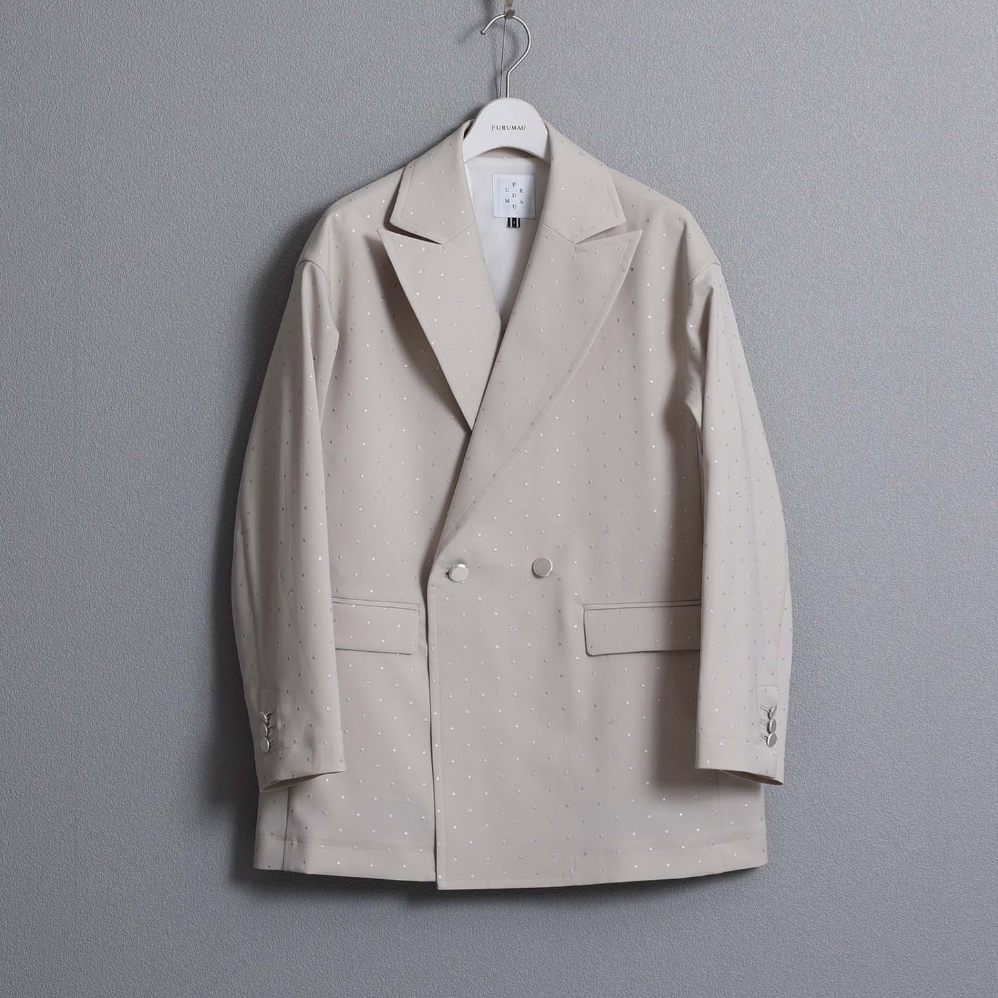 F-JK-09「Stella dot」Relax jacket ECRU×SILVER