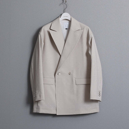 F-JK-09「Stella dot」Relax jacket ECRU×SILVER
