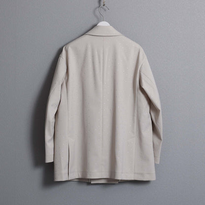 F-JK-09「Stella dot」Relax jacket ECRU×SILVER