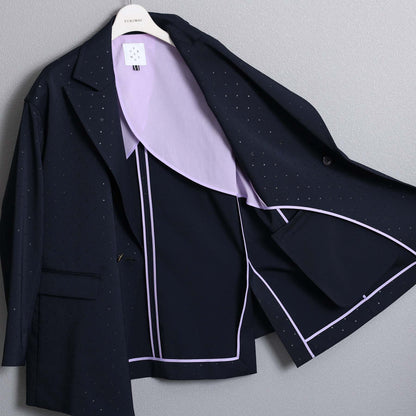 F-JK-09「Stella dot」Relax jacket NAVY×BLACK