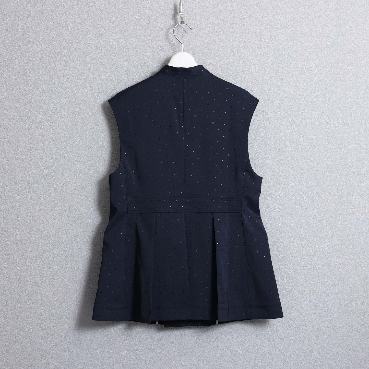 F-VT-02「Stella dot」Short gilet NAVY×BLACK