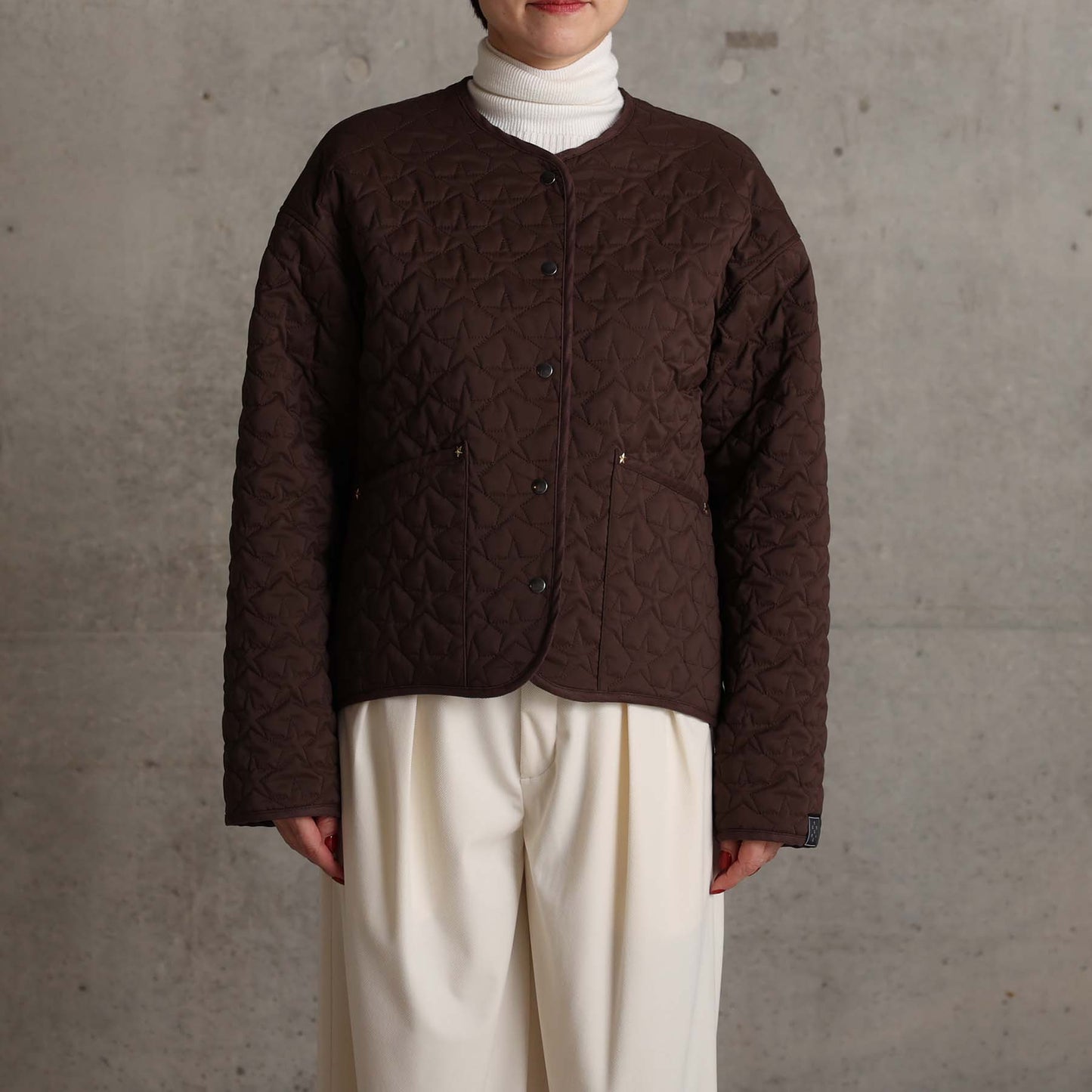 2026AW【11月下旬お届け予定】 F-JK-16「Stella quilt＆Fly me to the moon」Reversible jacket【全2色】