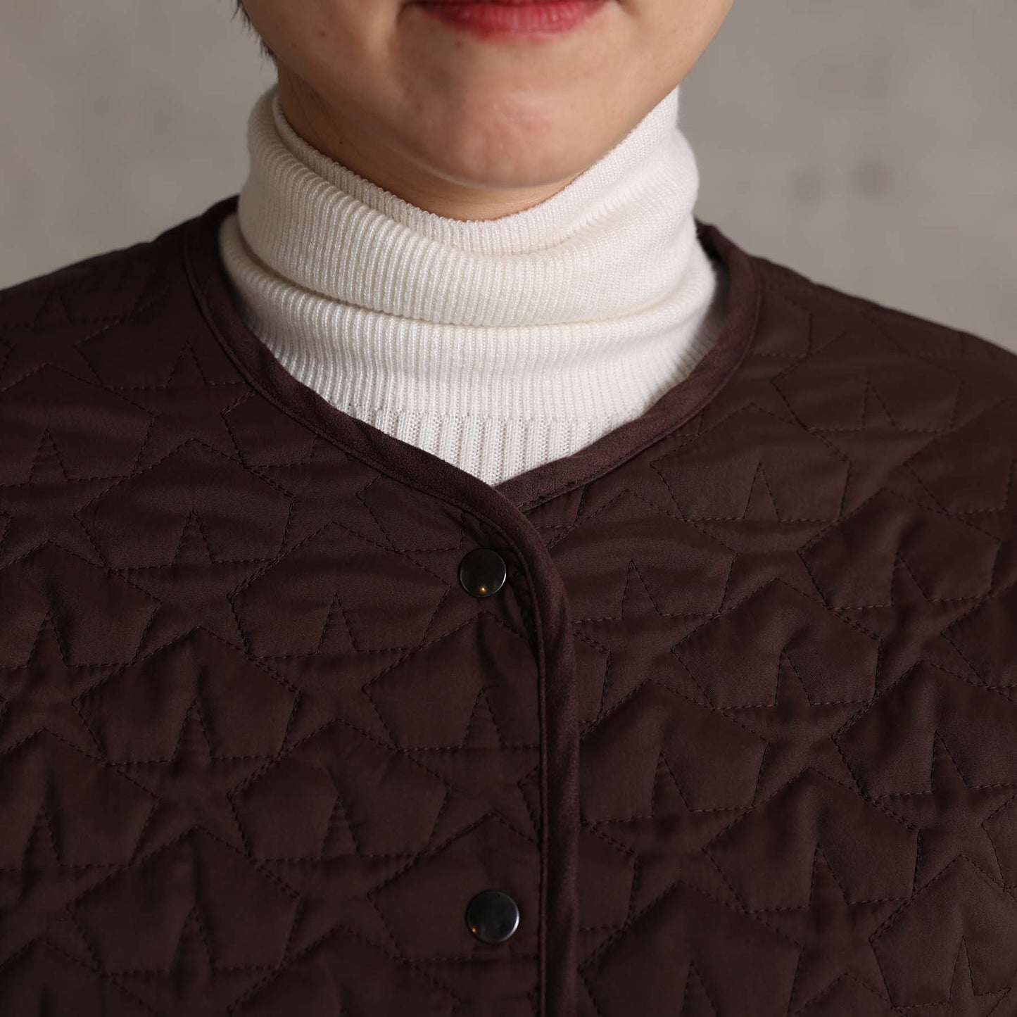 2026AW【11月下旬お届け予定】 F-JK-16「Stella quilt＆Fly me to the moon」Reversible jacket【全2色】