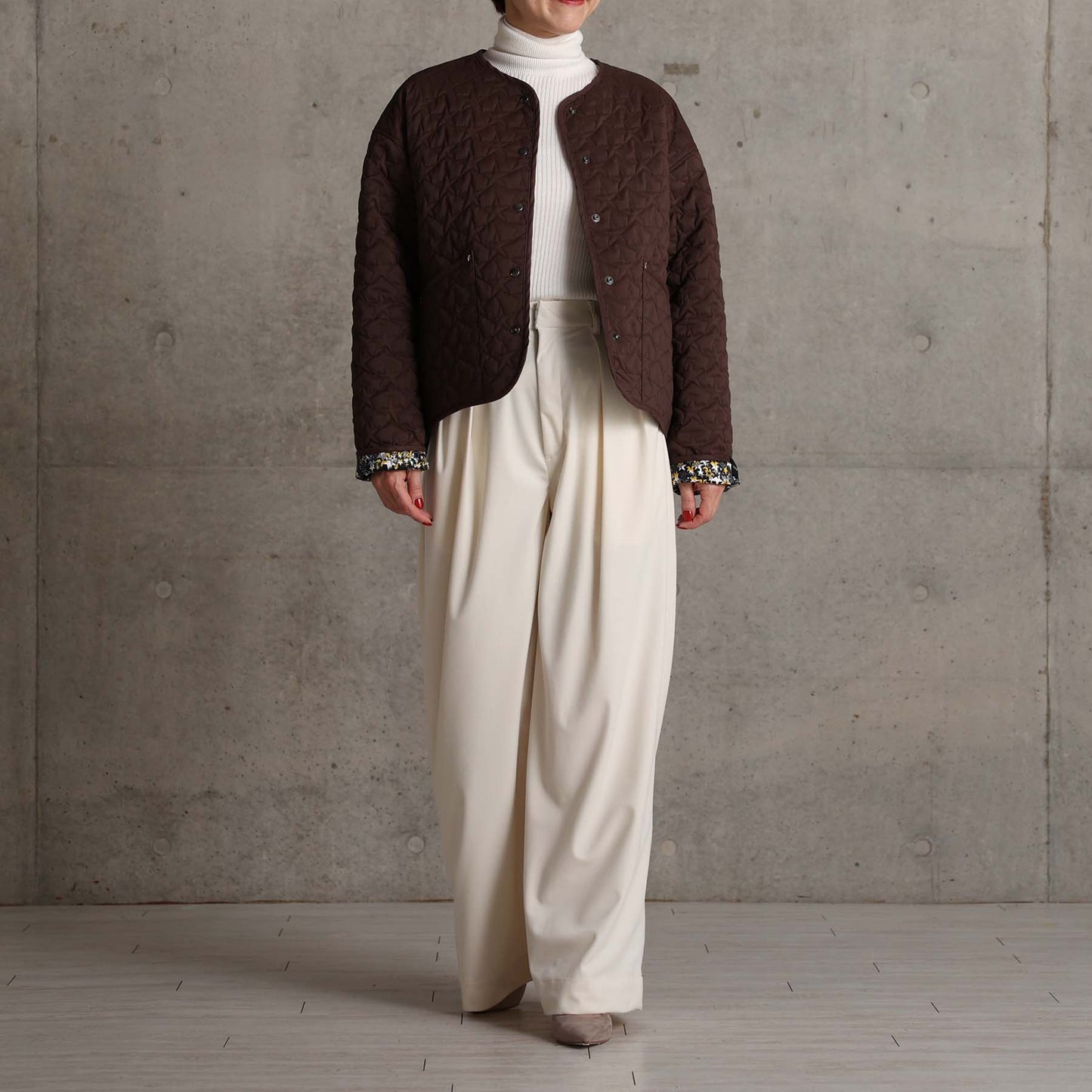 2026AW【11月下旬お届け予定】 F-JK-16「Stella quilt＆Fly me to the moon」Reversible jacket【全2色】