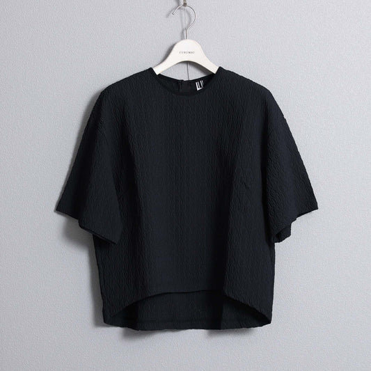 F-BL-06「Jewel Tile」Tee blouse BLACK