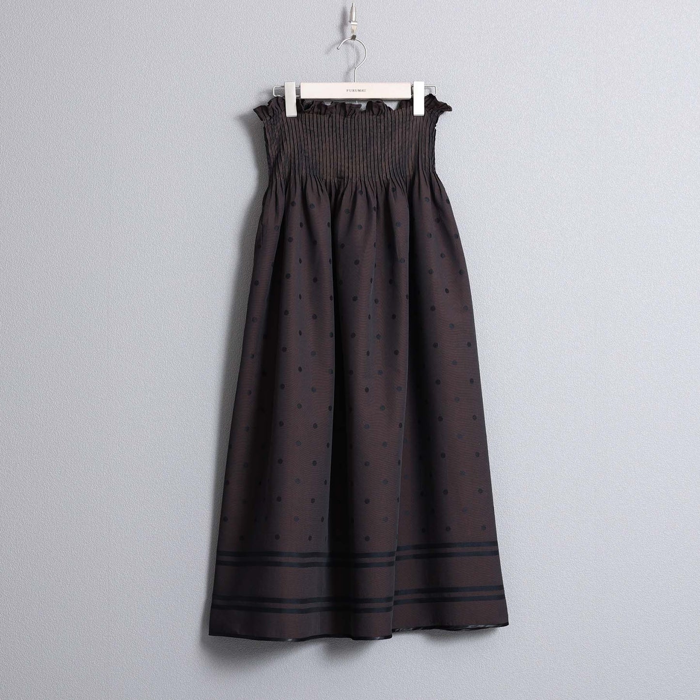 5月中旬 F-SK-11「Tuckloom」Long skirt【全2色】