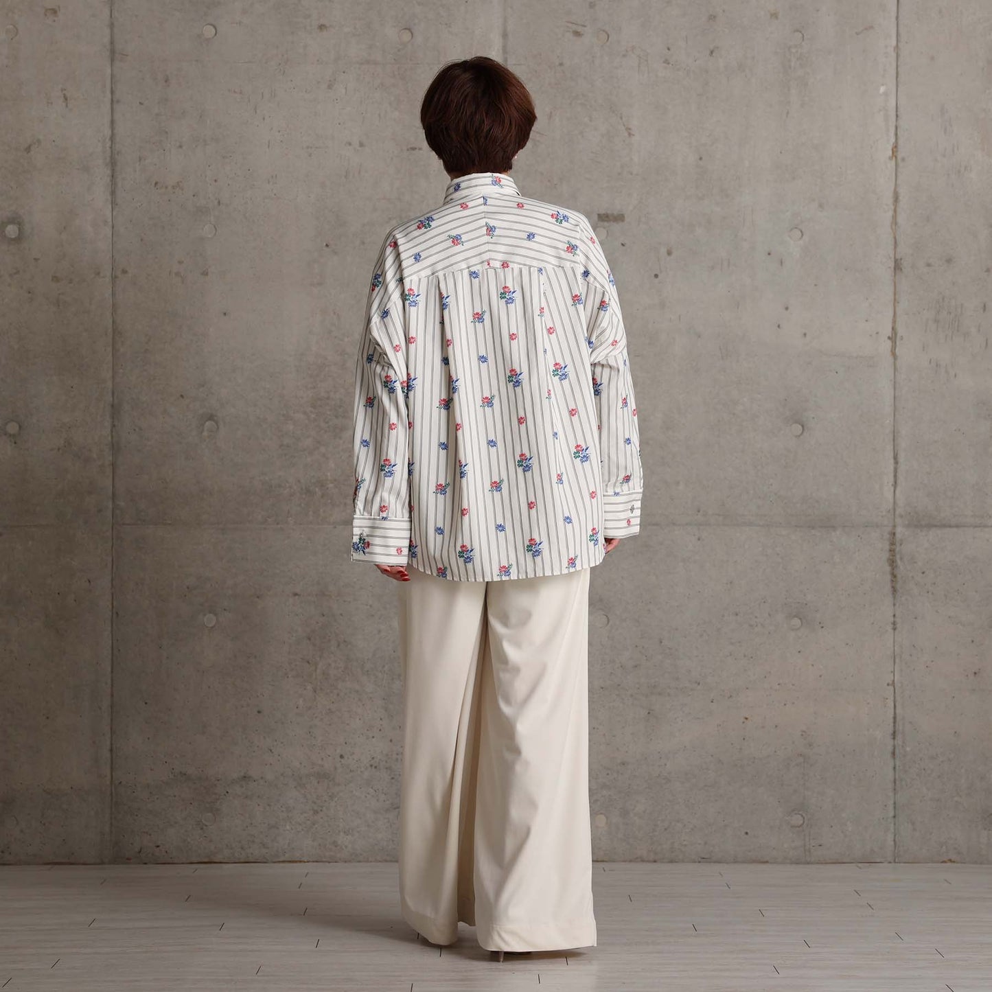 2026AW【10月下旬お届け予定】 F-SH-05「Robin stripe」Cuff links shirt【全3色】