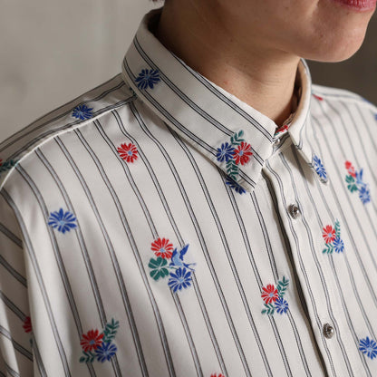 2026AW【10月下旬お届け予定】 F-SH-05「Robin stripe」Cuff links shirt【全3色】