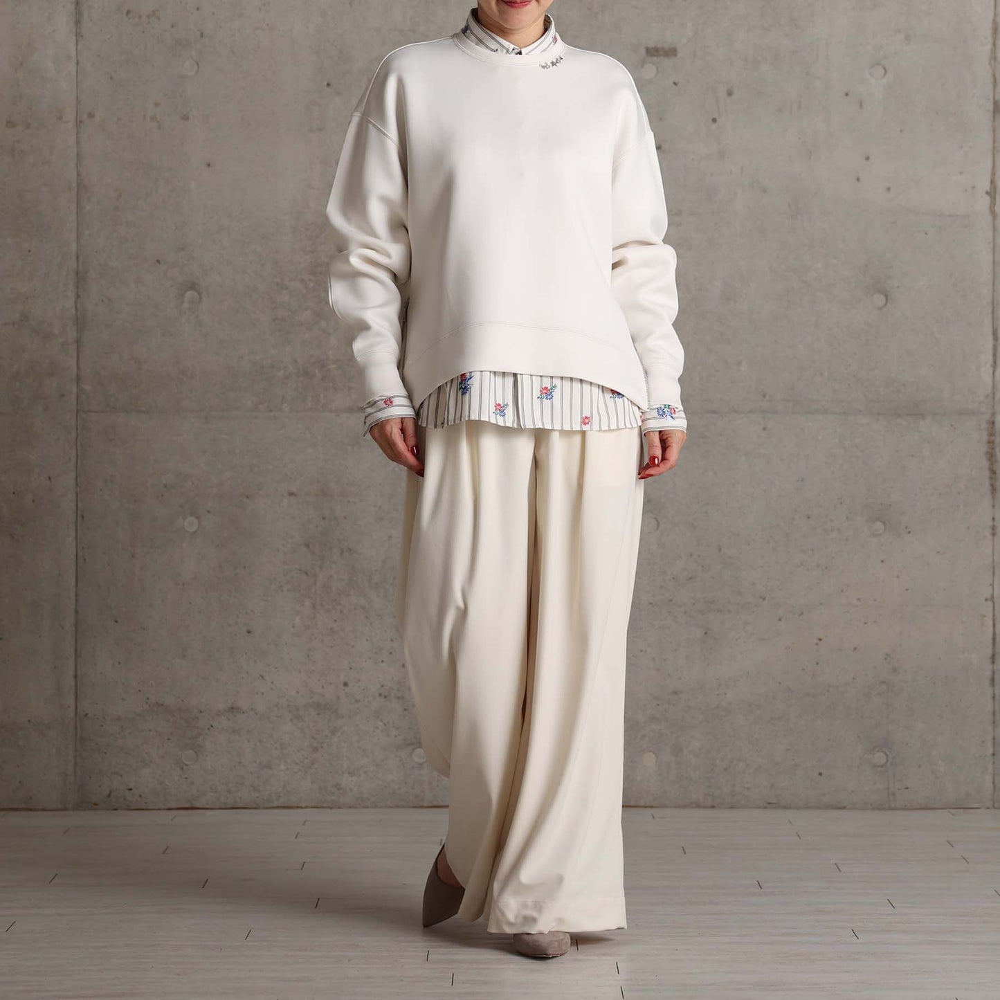 2026AW【11月中旬お届け予定】 F-CS-10「Structured Knit」Side zip tops【全4色】
