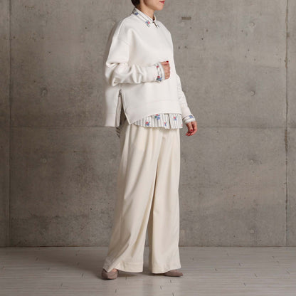 2026AW【11月中旬お届け予定】 F-CS-10「Structured Knit」Side zip tops【全4色】