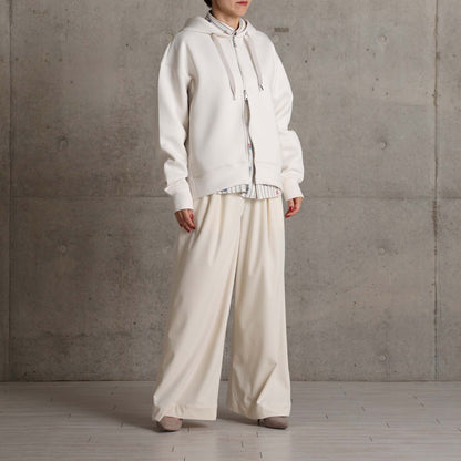 2026AW【11月中旬お届け予定】 F-CS-13「Structured Knit」Zip foodie【全４色】