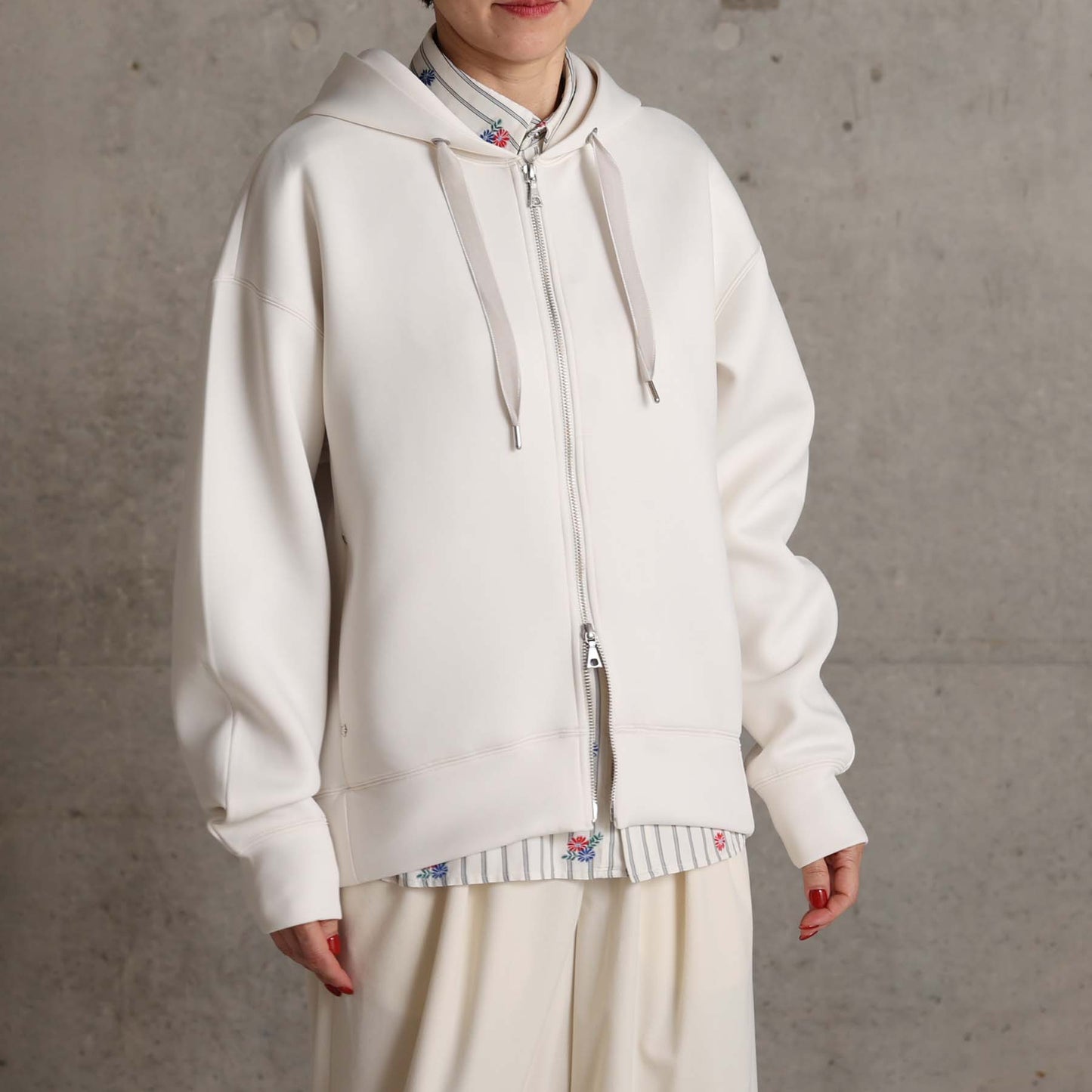 2026AW【11月中旬お届け予定】 F-CS-13「Structured Knit」Zip foodie【全４色】