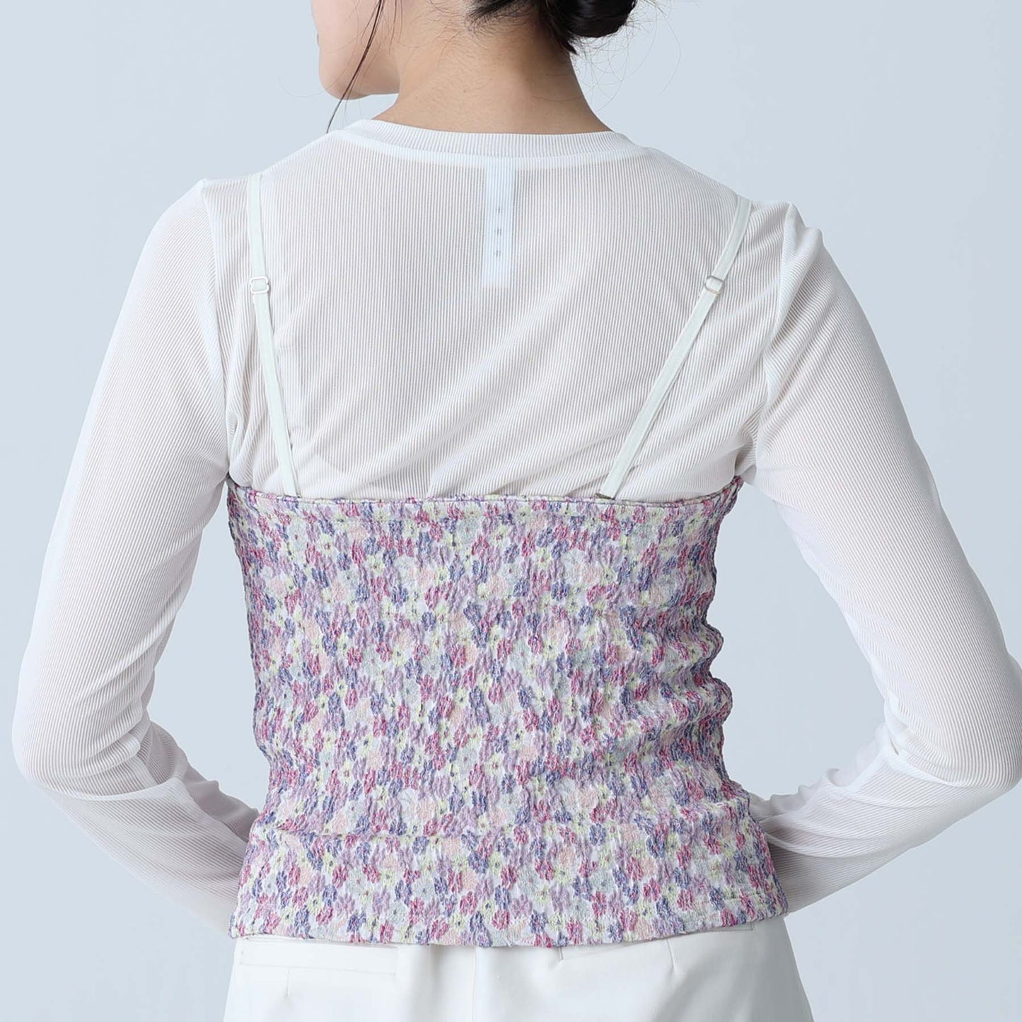 F-BL-04「Fortuna」Bustier WHITE MULTI
