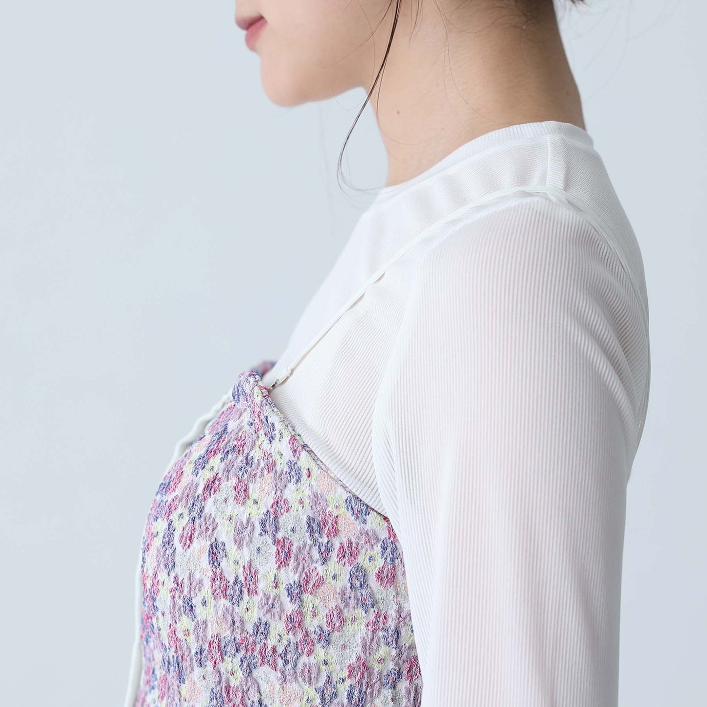 F-BL-04「Fortuna」Bustier WHITE MULTI