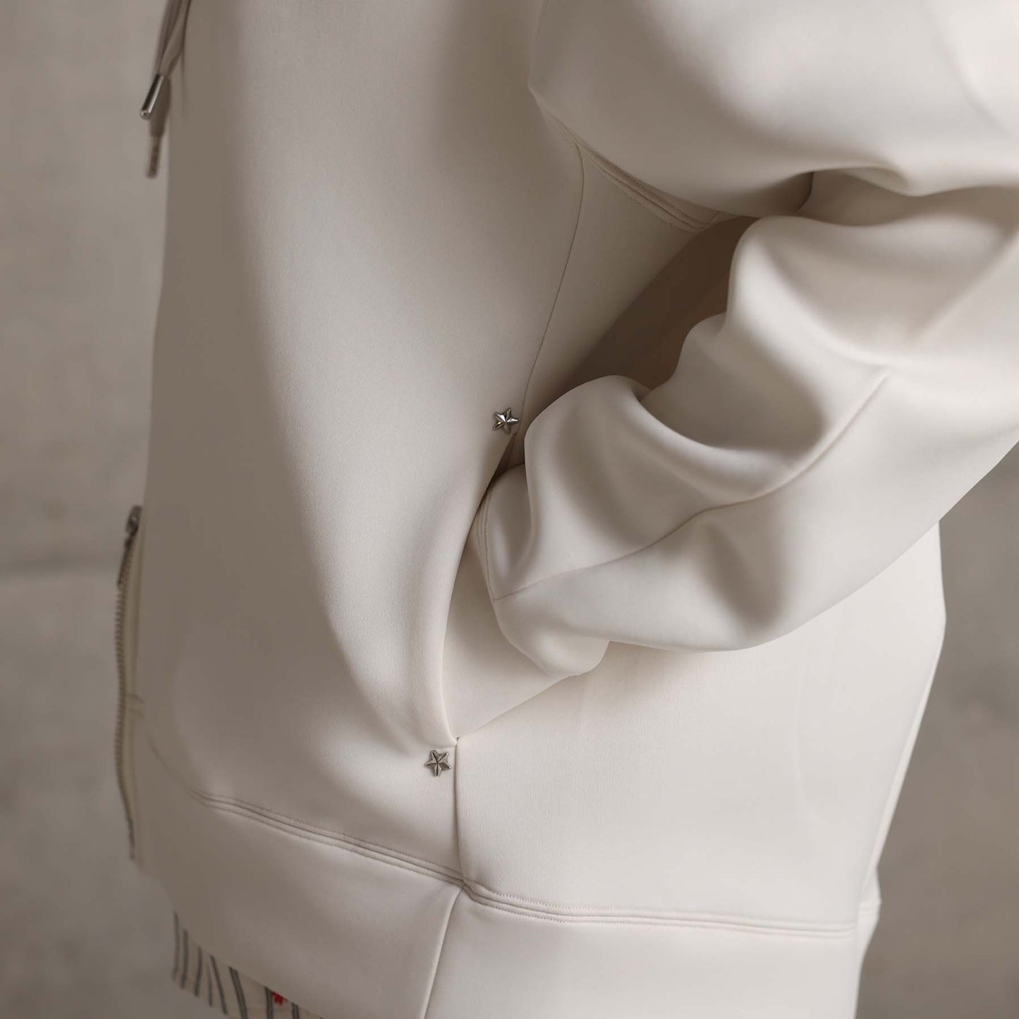 2026AW【11月中旬お届け予定】 F-CS-13「Structured Knit」Zip foodie【全４色】