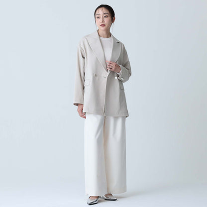 F-JK-09「Stella dot」Relax jacket ECRU×SILVER