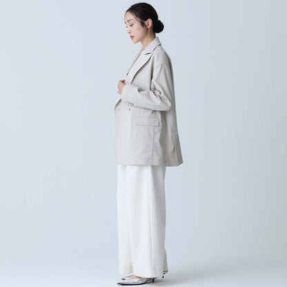 F-JK-09「Stella dot」Relax jacket ECRU×SILVER